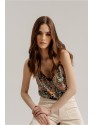 TOP LENCERO CON ESTAMPADO Y ENCAJE