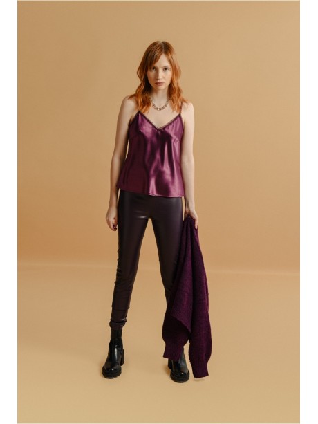 LEGGINS EFECTO CUERO