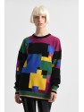 JERSEY DE MANGA LARGA CON ESTAMPADO