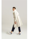 PARKA LARGA CON CUELLO DE PELO