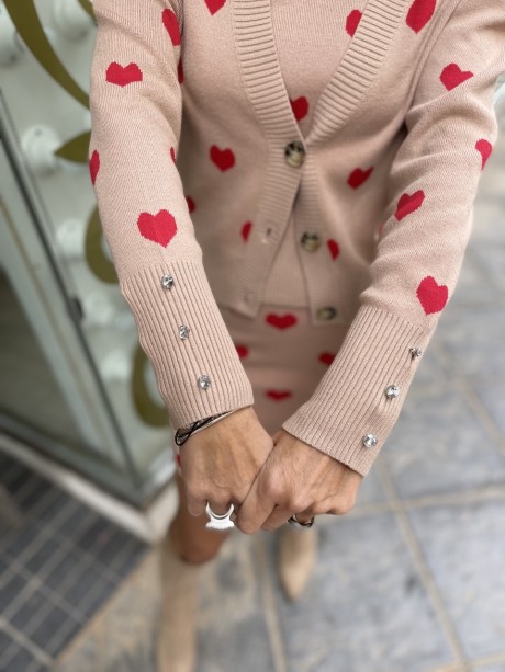 Chaqueta Corazones