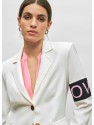 Blazer con detalle en manga a contraste
