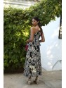 Vestido Vinila blanco y negro