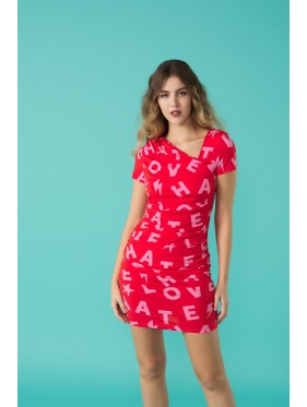 RED LOVE DRESS