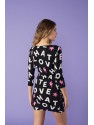 BLACK LOVE DRESS