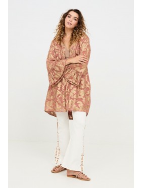 KIMONO BORDADO ORO