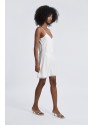 VESTIDO LENCERO DE TIRANTES CON ENCAJE