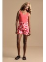 SHORT CORTO CON ESTAMPADO Y LAZADA