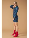 BLUE BLAZE DRESS